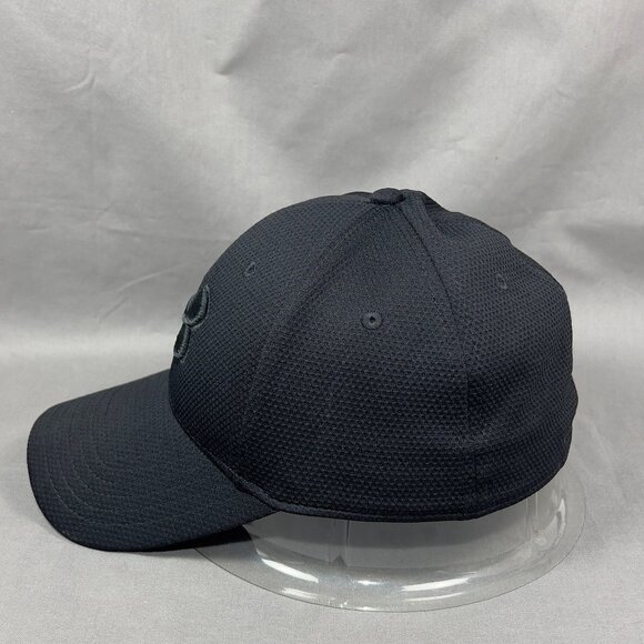 Under Armour Stretch MD/LG Hat Black Mesh Baseball Performance Golf Tennis Mens - Picture 4 of 13